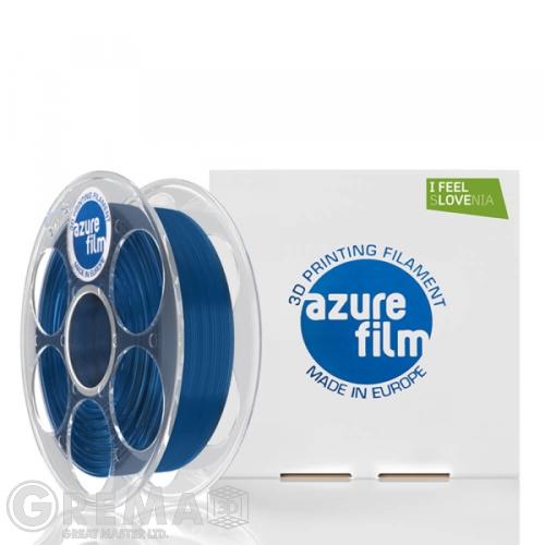 PLA AzureFilm PLA filament 1.75, 1 kg ( 2 lbs ) - blue transparent
